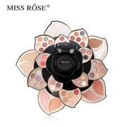 Multifunctional Makeup Full Set with Black Floral Palette