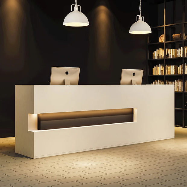 Hotels Counter Reception Desks Beauty Aesthetics Design Luxury Reception Desks Computer Modern Mostrador Recepcion Furniture