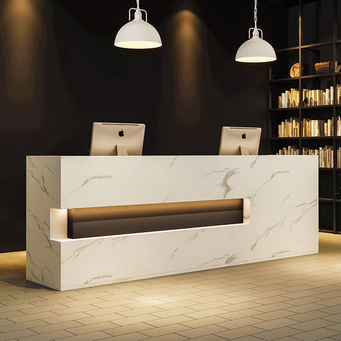 Hotels Counter Reception Desks Beauty Aesthetics Design Luxury Reception Desks Computer Modern Mostrador Recepcion Furniture
