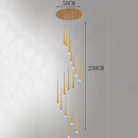 Modern Stair chandelier Pendant lights indoor lighting Ceiling lamp hanging light led Chandeliers for living room indoor lightin