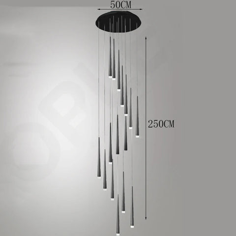 Modern Stair chandelier Pendant lights indoor lighting Ceiling lamp hanging light led Chandeliers for living room indoor lightin