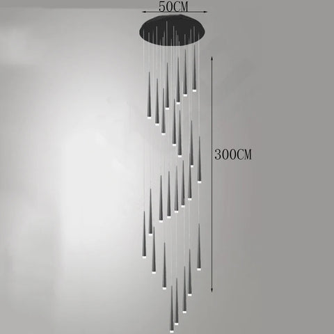 Modern Stair chandelier Pendant lights indoor lighting Ceiling lamp hanging light led Chandeliers for living room indoor lightin