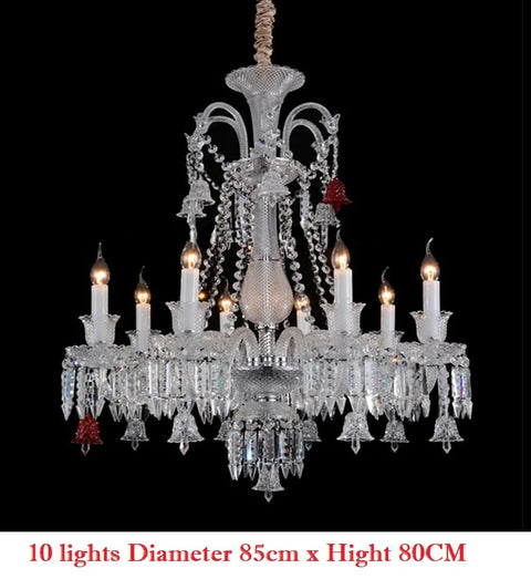 Living Room Chandelier Large Hotel Wedding Luxury Crystal Ceiling Lustre Led Crystal Pendant Light Hotel villa Palac Fixture