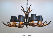 LED Chandelier Retro Antlers Table Dining Living Room Kitchen Accesories Pendant Lamp Home Decoration Interior Lighting Fixture