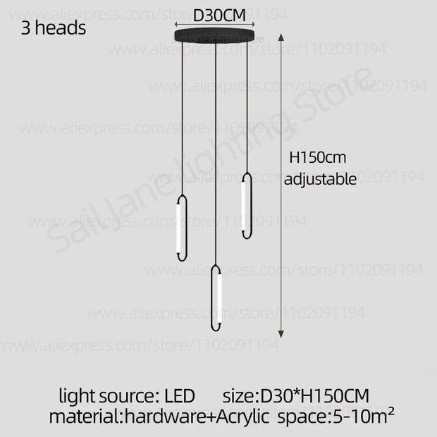 Pendant Lighting Oval Lamp Designer Villa Living Room Lighting Decoration Modern Lamp Ceiling Minimalist Staircase Chandelier