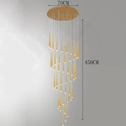 Modern Stair chandelier Pendant lights indoor lighting Ceiling lamp hanging light led Chandeliers for living room indoor lightin