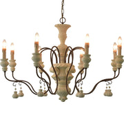 Classic France USA Solid Wood Chandeliers Lighting Living Dining Room Decor Wood  Suspension Luminaire Hanging Light Fixtures