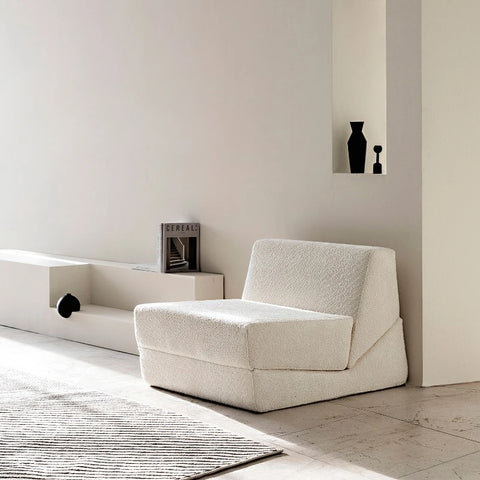 Nordic Cream Style Living Room Sofa Module, Fabric Creative Luxurious Lazy Sofa Italian Home Furniture Muebles De La Sala FYLS