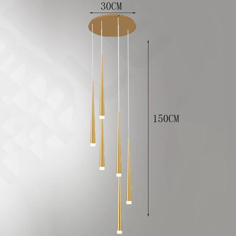 Modern Stair chandelier Pendant lights indoor lighting Ceiling lamp hanging light led Chandeliers for living room indoor lightin