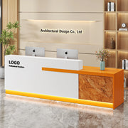 Kitchen Counter Reception Desks Decorations Display Beauty Salon Reception Desks Small Mostrador Negocio Commercial Furniture