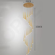 Modern Stair chandelier Pendant lights indoor lighting Ceiling lamp hanging light led Chandeliers for living room indoor lightin