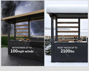 Modern Outdoor Bar and Kitchen Set with BBQ Cabinets Dining Sink and Faucet for Apartment or Mall UsePatio Set Outdoor Furniture