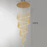 Modern Stair chandelier Pendant lights indoor lighting Ceiling lamp hanging light led Chandeliers for living room indoor lightin