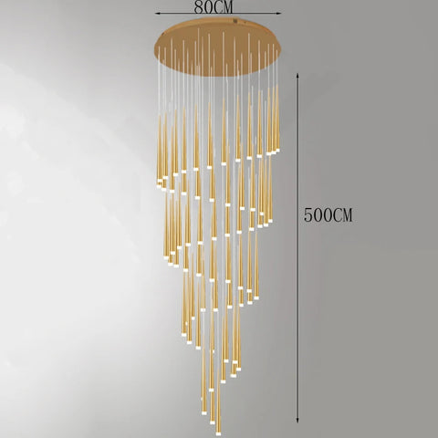 Modern Stair chandelier Pendant lights indoor lighting Ceiling lamp hanging light led Chandeliers for living room indoor lightin