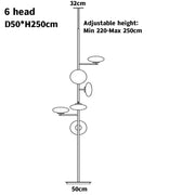 Italian Indoor Floor Lamp Floor To Ceiling Lamp Designer Standing Floor Light for Living Room Creative Corner Standing Lamp