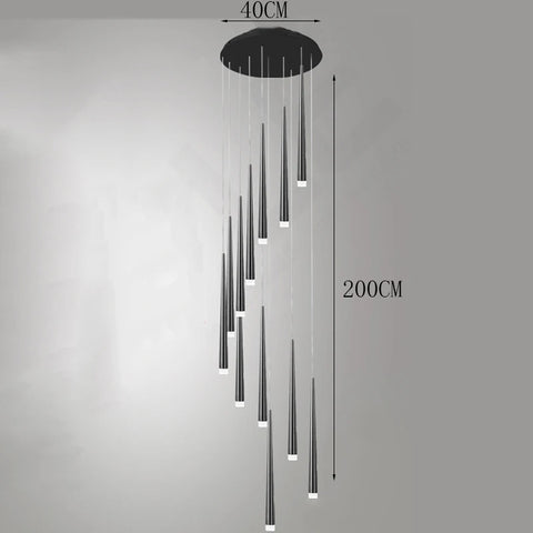 Modern Stair chandelier Pendant lights indoor lighting Ceiling lamp hanging light led Chandeliers for living room indoor lightin