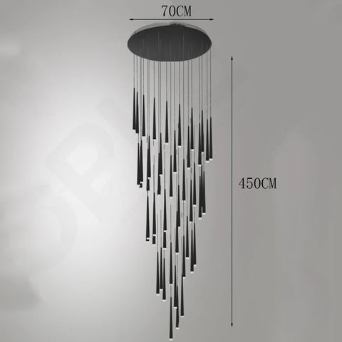 Modern Stair chandelier Pendant lights indoor lighting Ceiling lamp hanging light led Chandeliers for living room indoor lightin