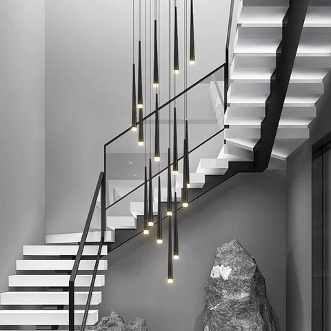 Modern Stair chandelier Pendant lights indoor lighting Ceiling lamp hanging light led Chandeliers for living room indoor lightin