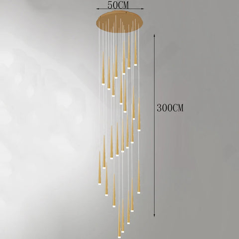 Modern Stair chandelier Pendant lights indoor lighting Ceiling lamp hanging light led Chandeliers for living room indoor lightin