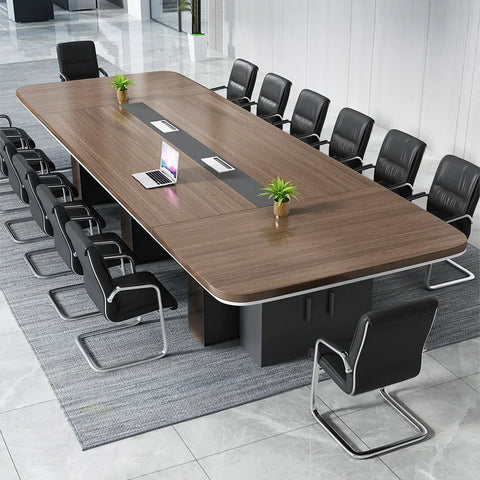 Conference Table Meeting 20 Person Conference Furniture Office Table Multifunction Conference Asian Rectangle Panel Office