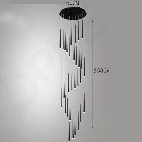 Modern Stair chandelier Pendant lights indoor lighting Ceiling lamp hanging light led Chandeliers for living room indoor lightin