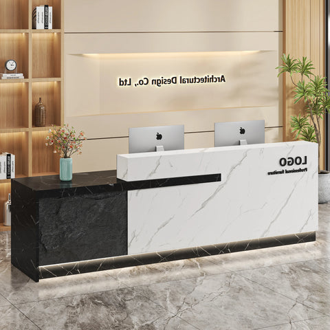 Kitchen Counter Reception Desks Decorations Display Beauty Salon Reception Desks Small Mostrador Negocio Commercial Furniture
