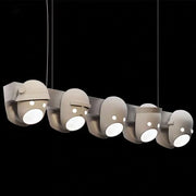 Mask LED Chandelier by Dutch Designer for Living Room Villa Dining Room Retro Personality Creative Hanging Lighting Decoration
